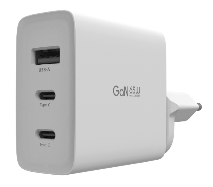 blondmare USB CHARGER 3 Ports GaN 65W Charger